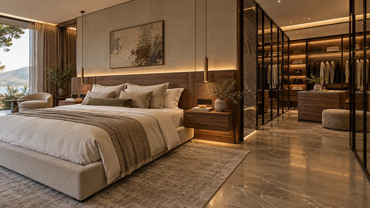 Bronze Glass Suite Bedroom