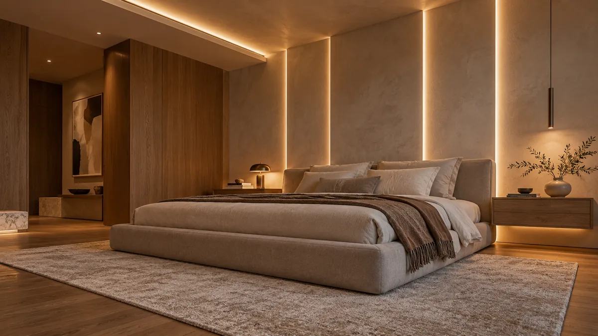 Halo Ceiling Suite Bedroom