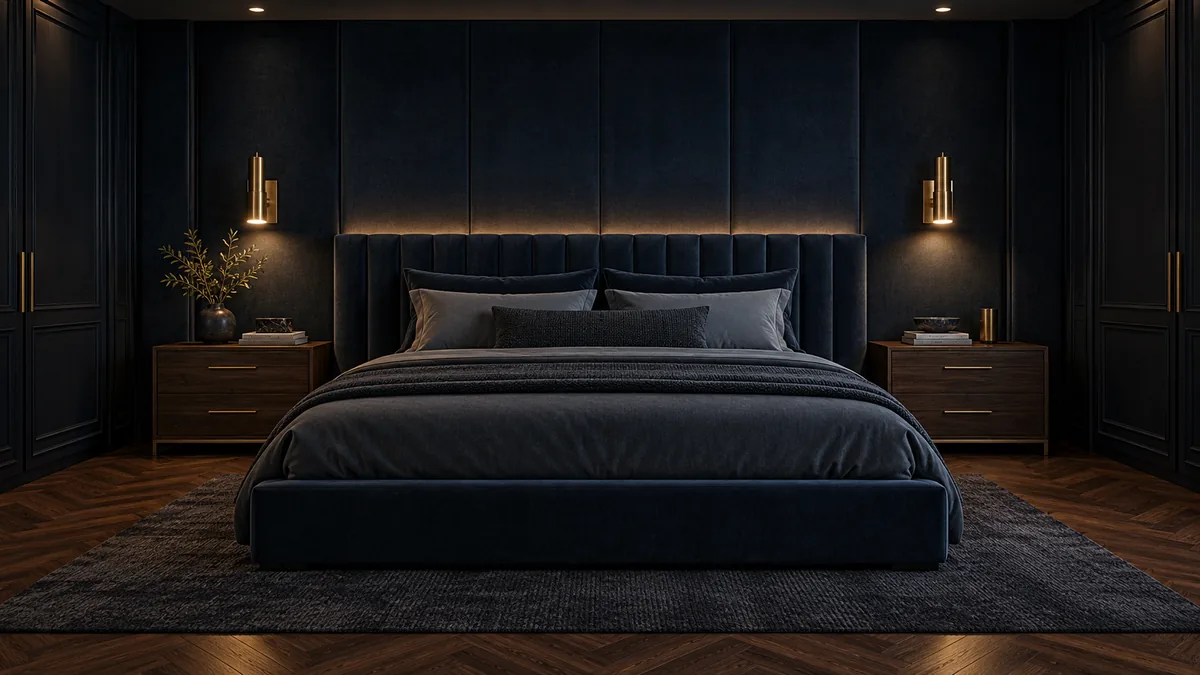 Nightfall Walnut Bedroom