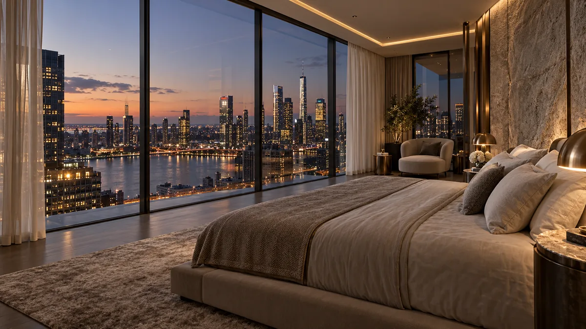 Skyline Penthouse Bedroom