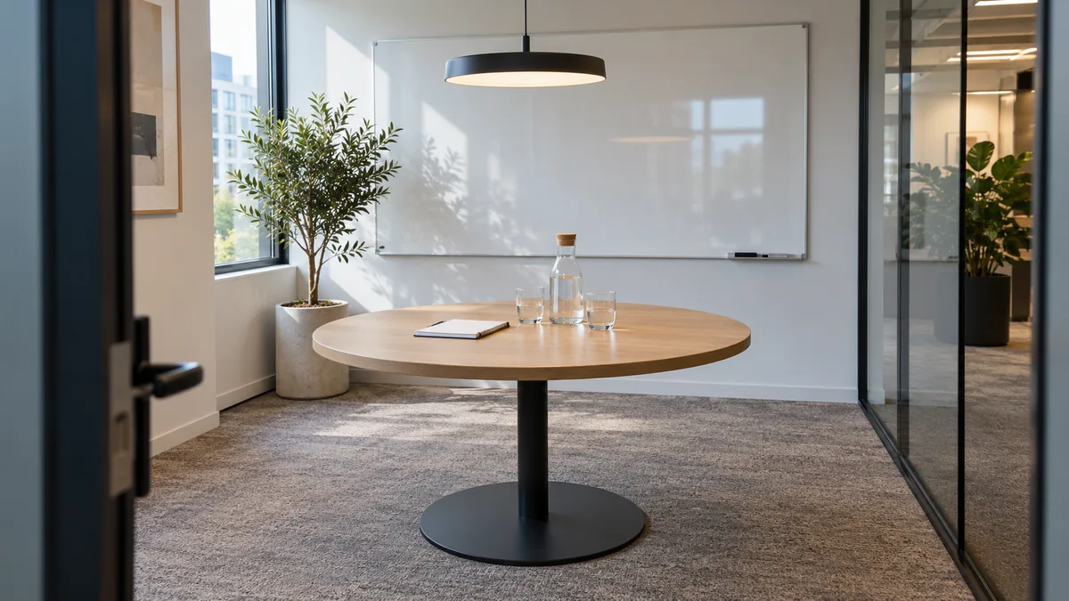 Halo Round Office Meeting Table