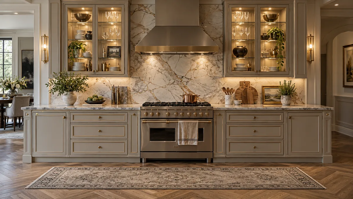 Champagne Edge Classic Kitchen
