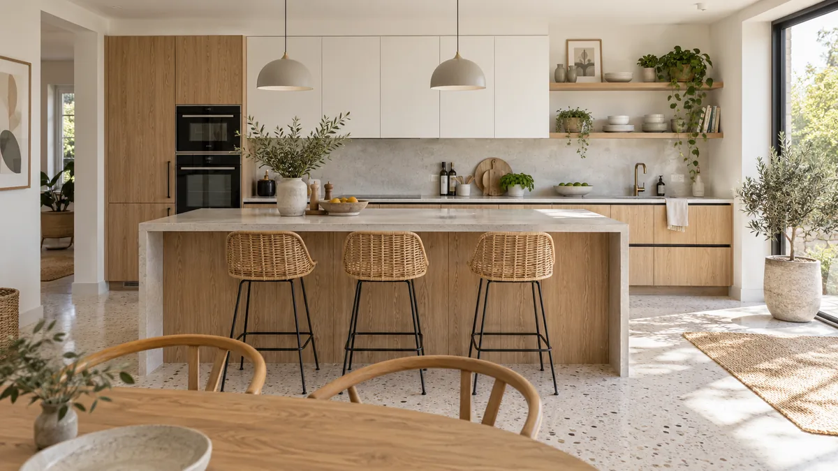 Oak Stone Studio Oak Kitchen