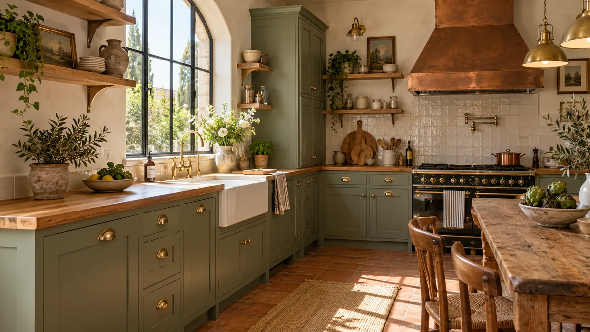 Sage Hearth Farmhouse Kitchen