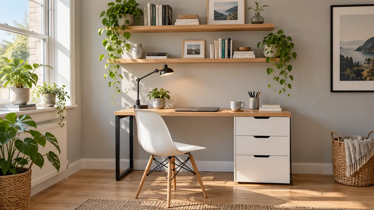Nordic Slim Home Office Desk
