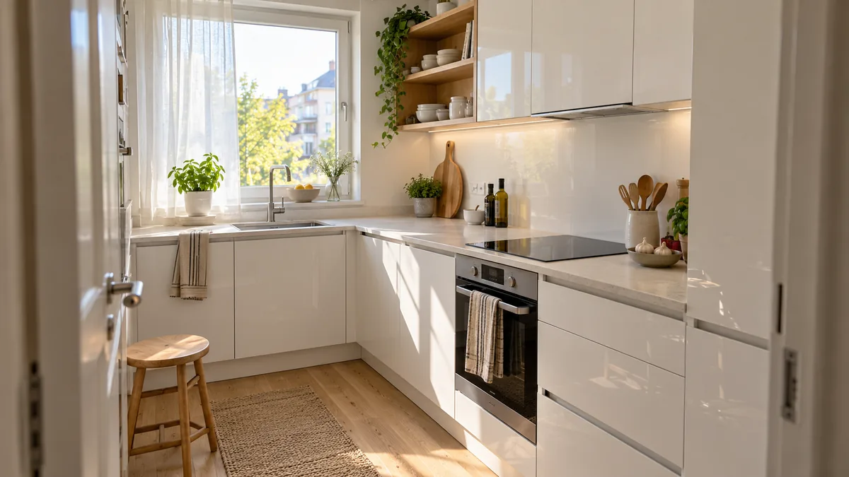 Petite Haven Small L-Shaped Kitchen