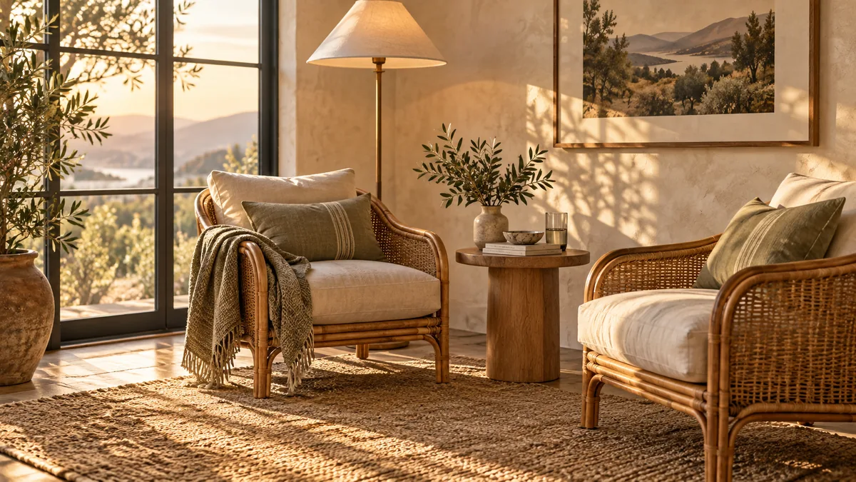 Rattan Dusk Armchair Set