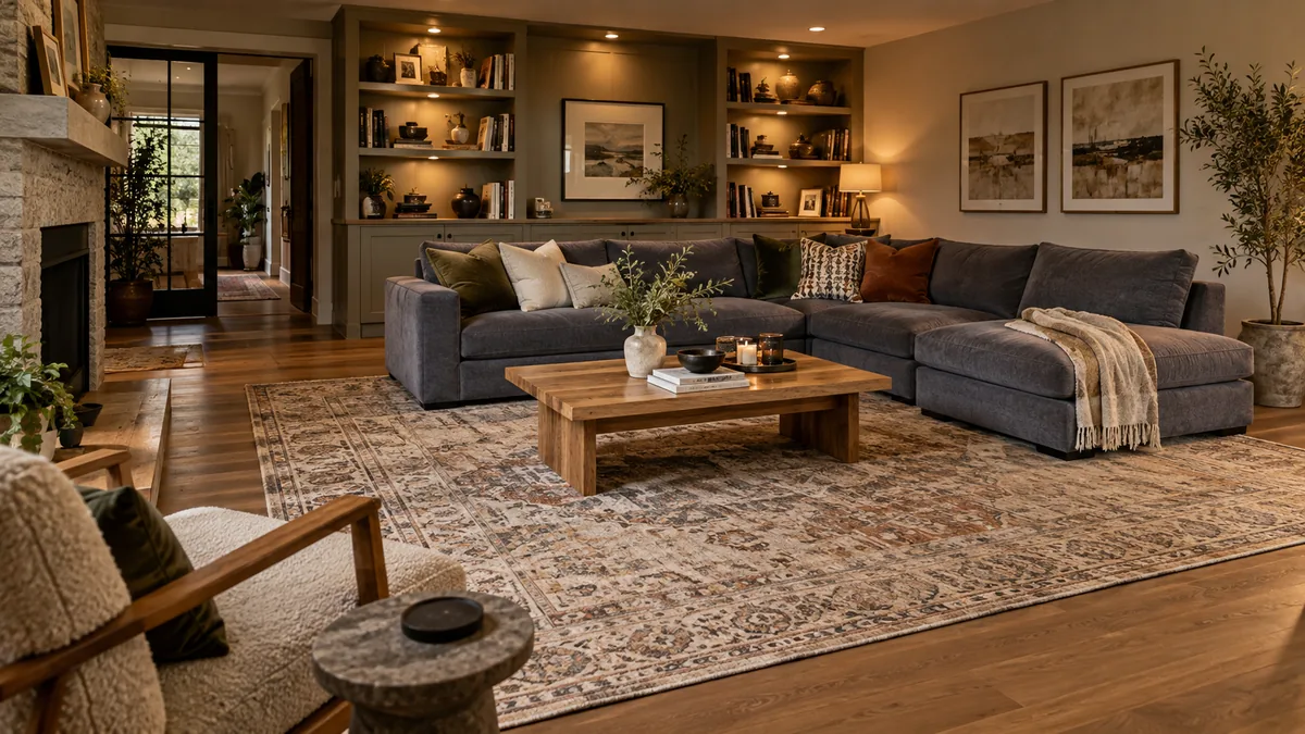 Slate Corner L-Shaped Sofa