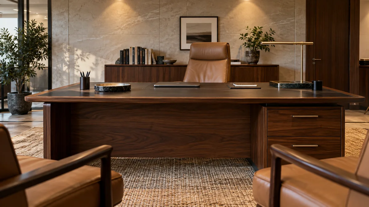 Walnut Director Executive Desk